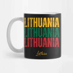 Lithuania flag, lithuanian flag Mug